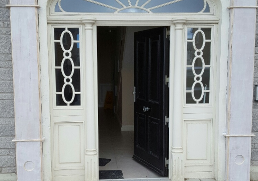 New front door surround for client in Carrickfergus