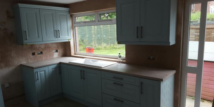 New kitchen fitted in Glengormley