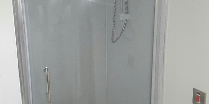 New multipanel fitted in shower in Newtownabbey